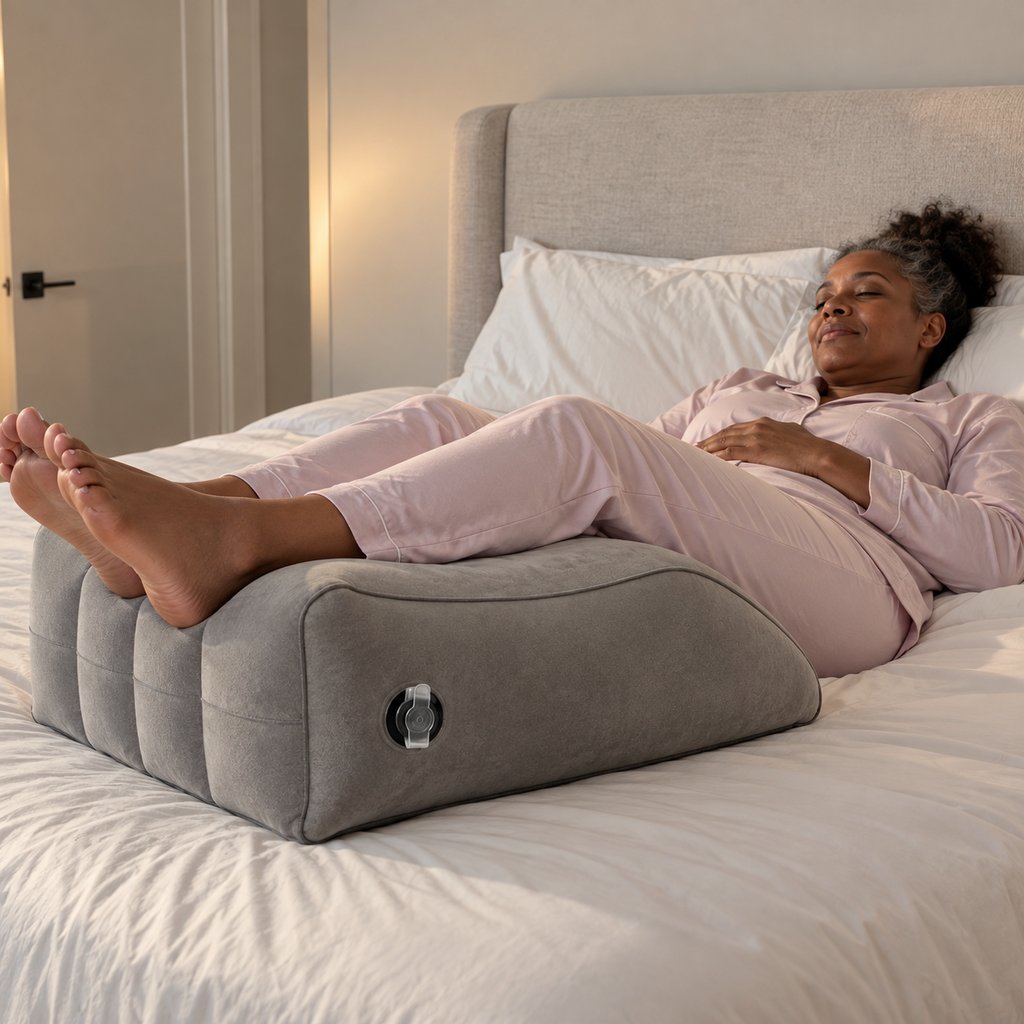 Inflatable Wedge Leg Support Pillow