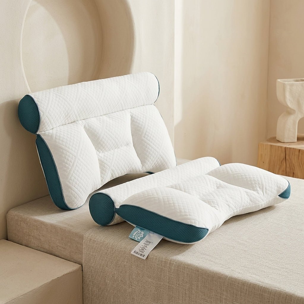 Unisex Ergonomic Contoured Bed Pillow
