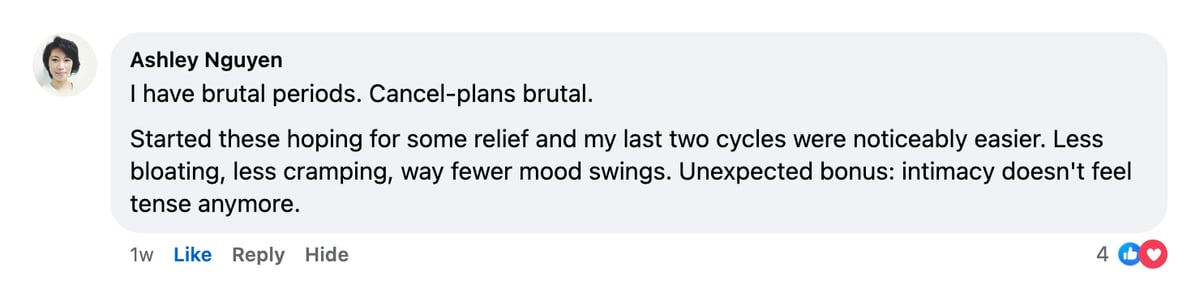 Customer review from Ashley N.