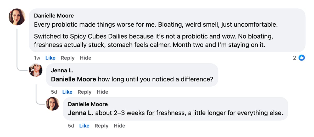 Customer review from Danielle M.