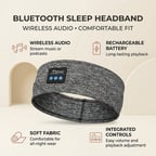 Bluetooth Sleep Headband with Eye Mask