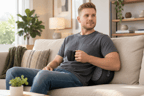 Lumbar Support Pillow with Integrated Control Panel