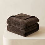 Wheat Grain Pattern Flannel Blanket