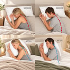 Side Sleeper Pillow with Ear Cutout
