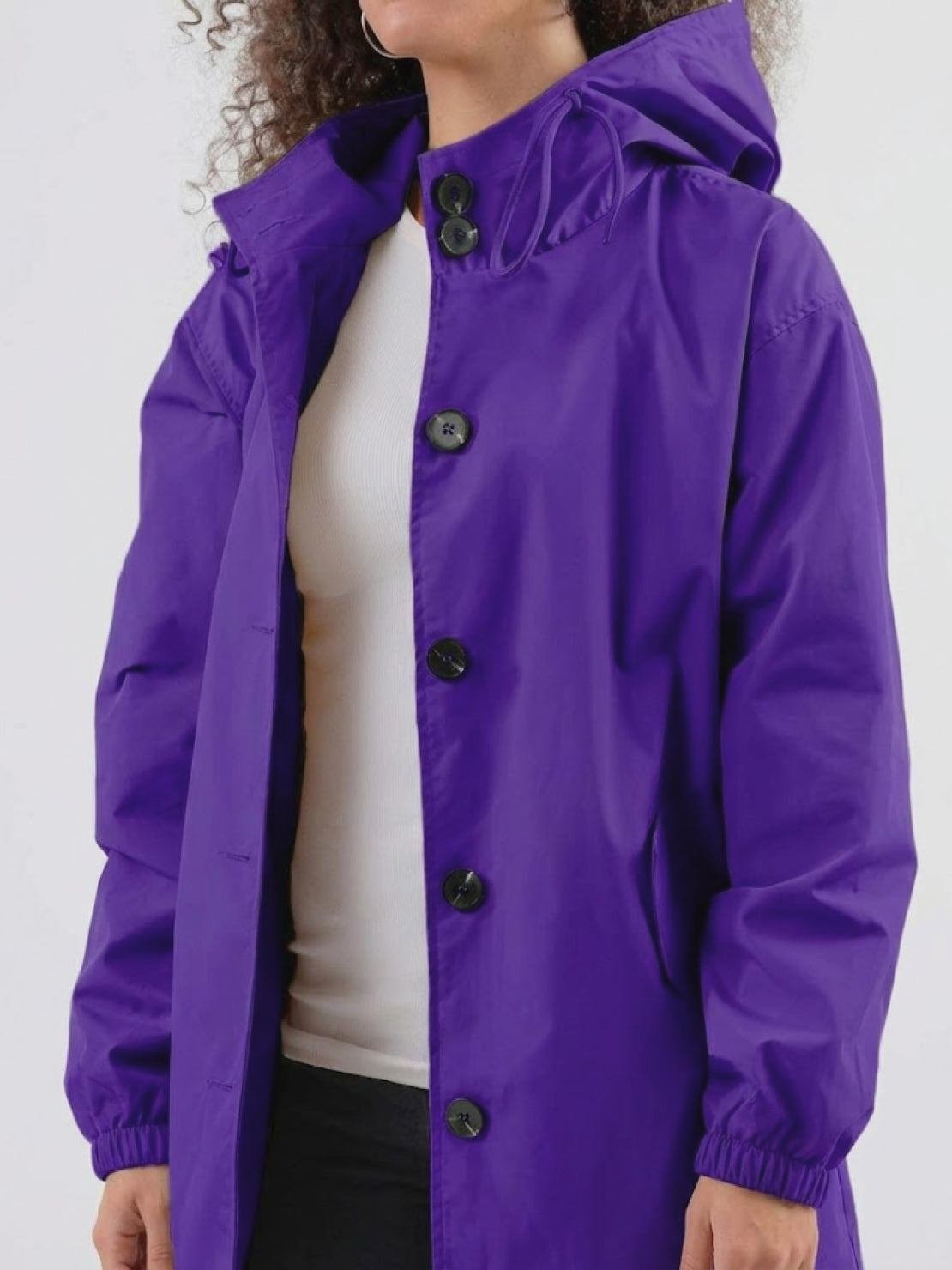 Ava | Women's Hooded Long Lightweight Jacket