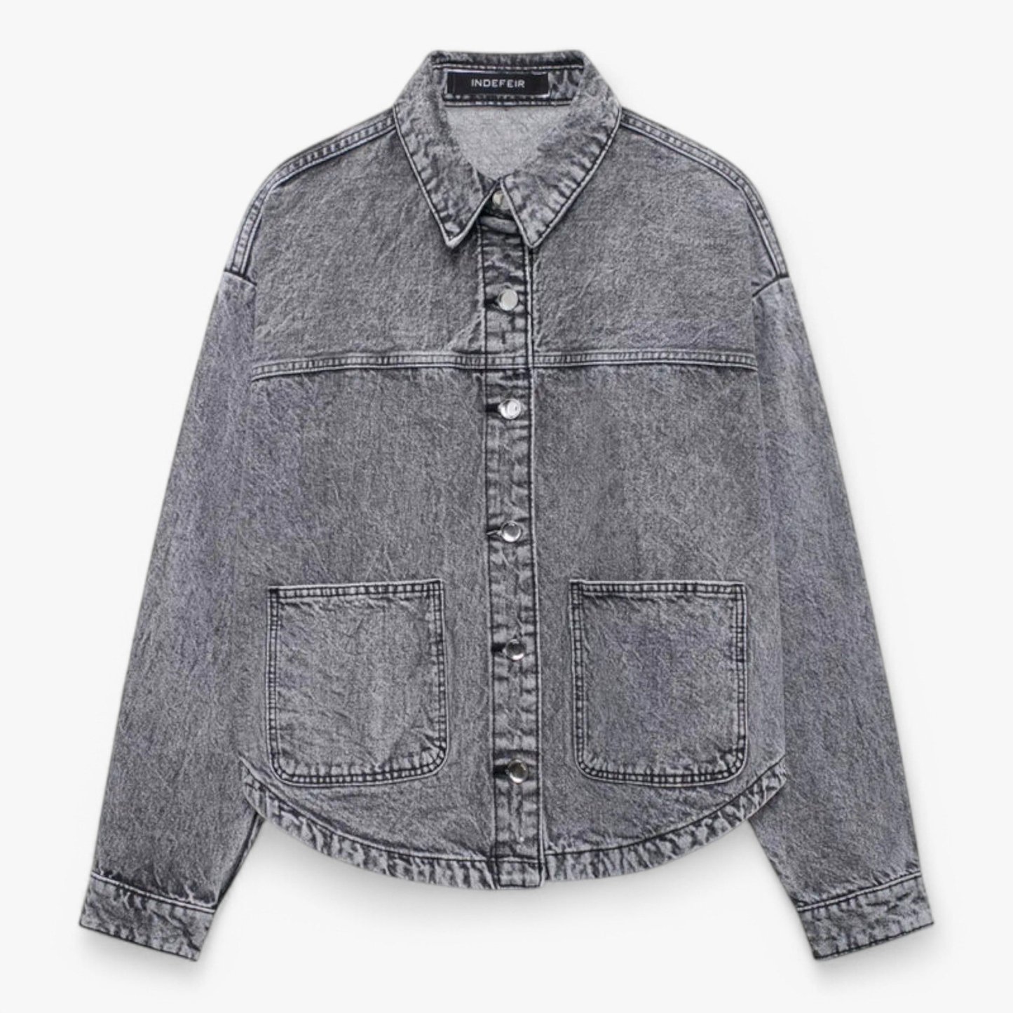 Sarah | Women's Classic Button-Front Denim Jacket