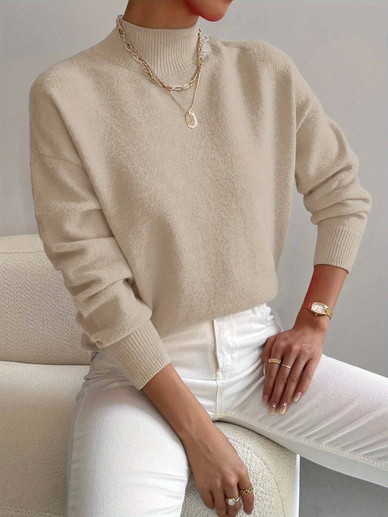 Sandra | Women's Cozy Turtleneck Sweater
