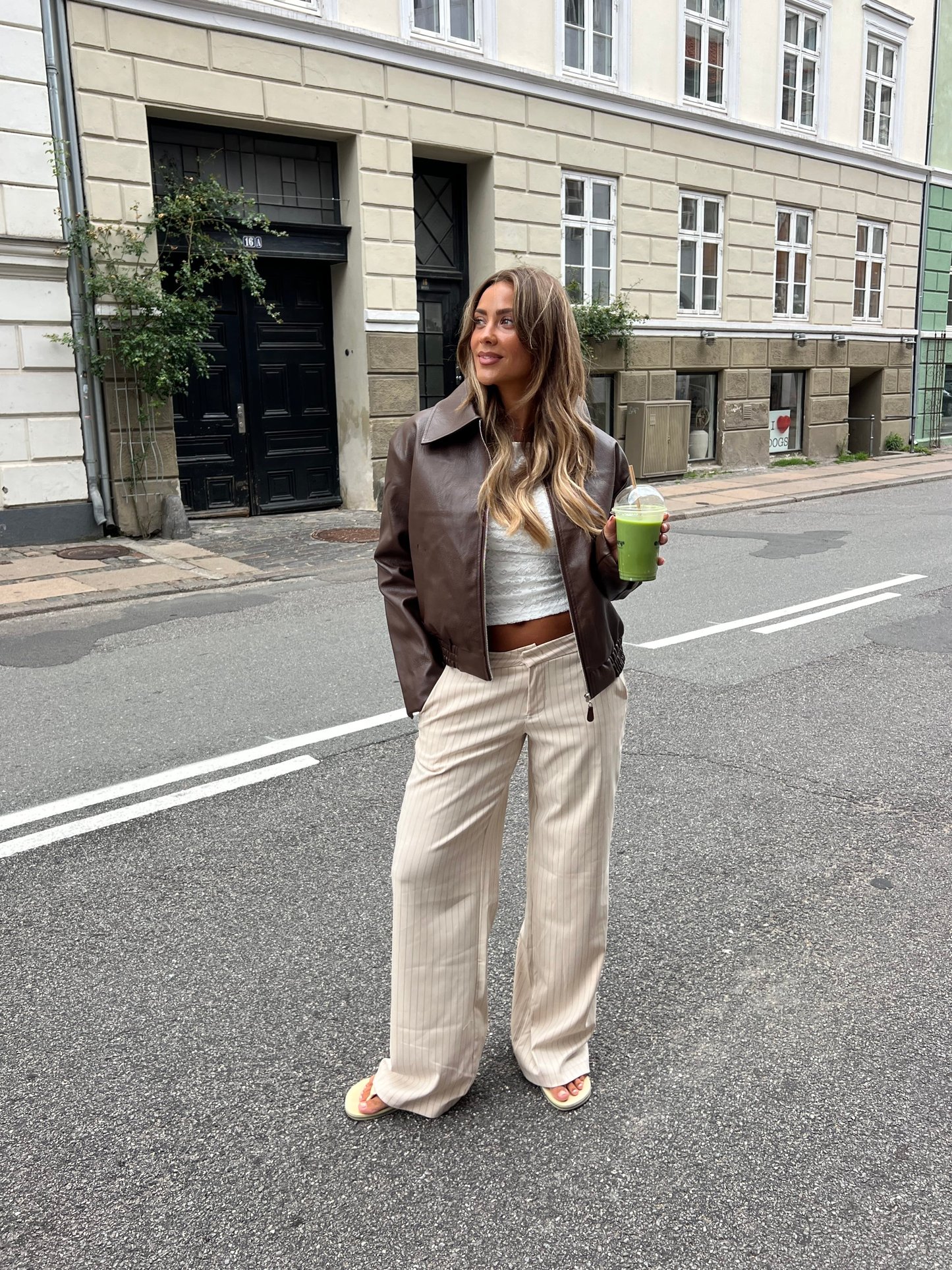 Isabella | Women's Faux Leather Bomber Jacket