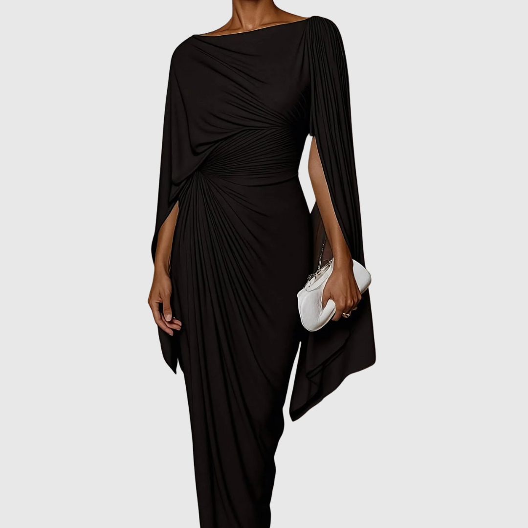Cecily | Women's Draped Maxi Formal Dress