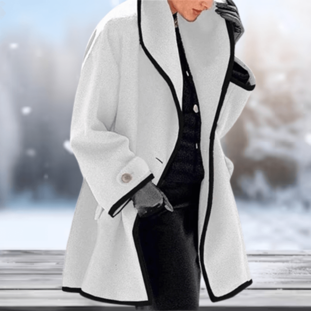 Nicola | Women's Oversized Notch-Lapel Wool Coat