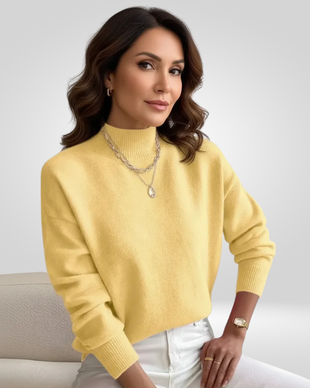 Sandra | Women's Cozy Turtleneck Sweater