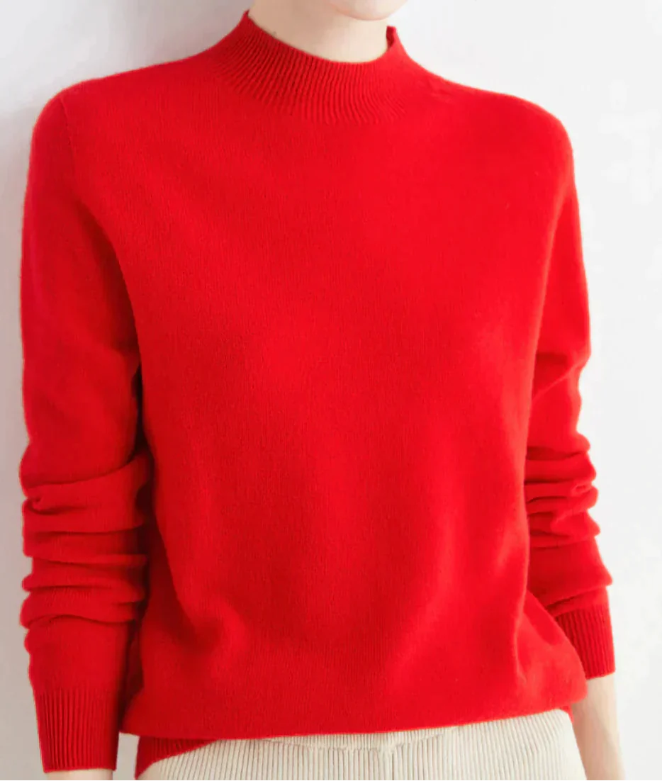 Sophia | Women's Soft Crew Cashmere Sweater