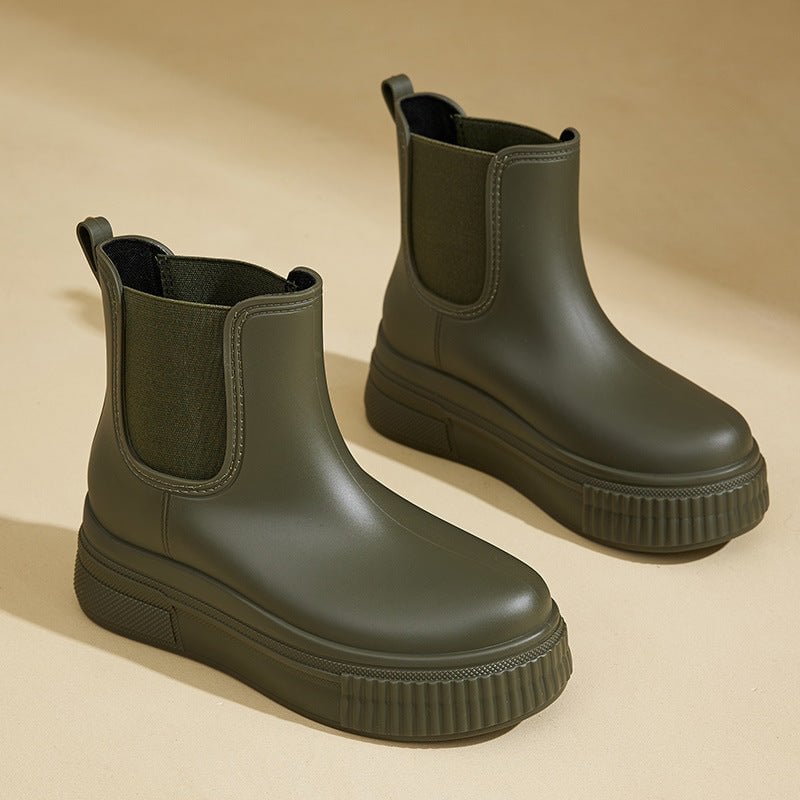 Molly | Women's Platform Chelsea Rain Boots
