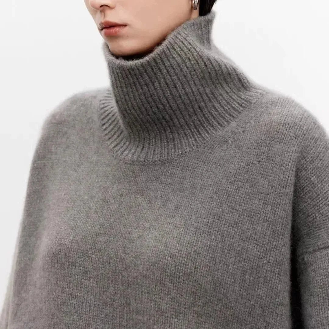 Chloe | Women's Ribbed Turtleneck Sweater