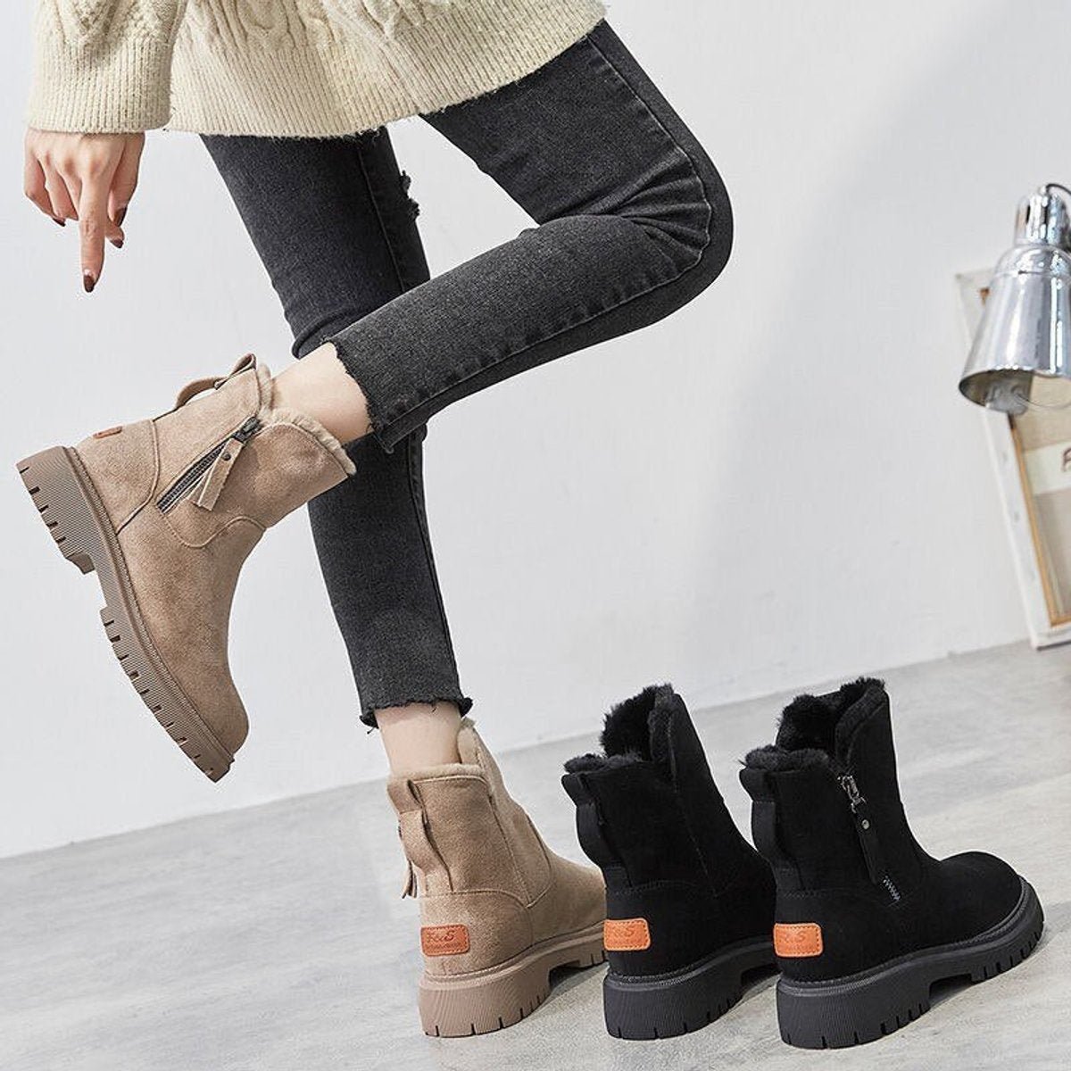Piper | Women's Cozy Suede Winter Boots