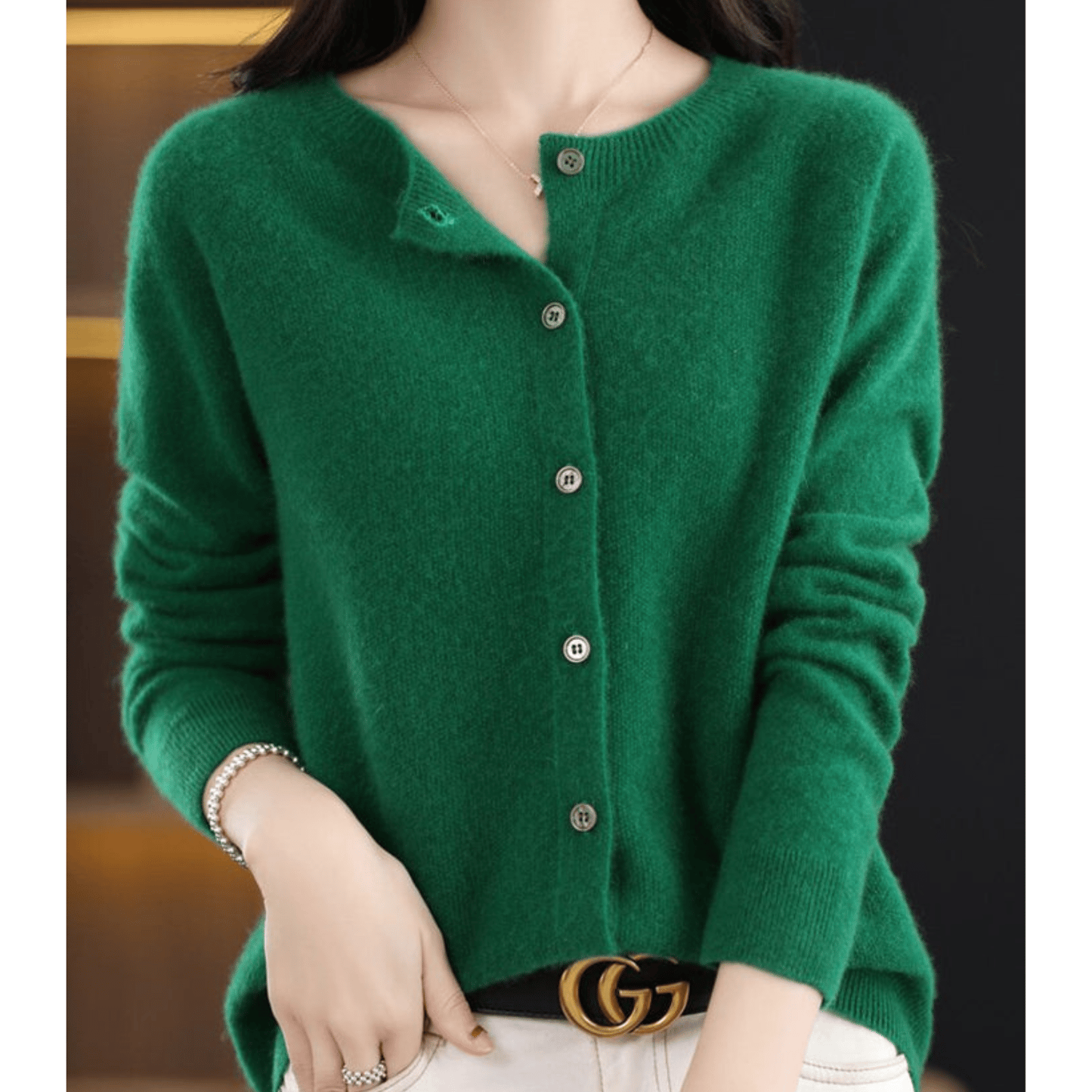 Katie | Women's Soft Cashmere Wool Cardigan