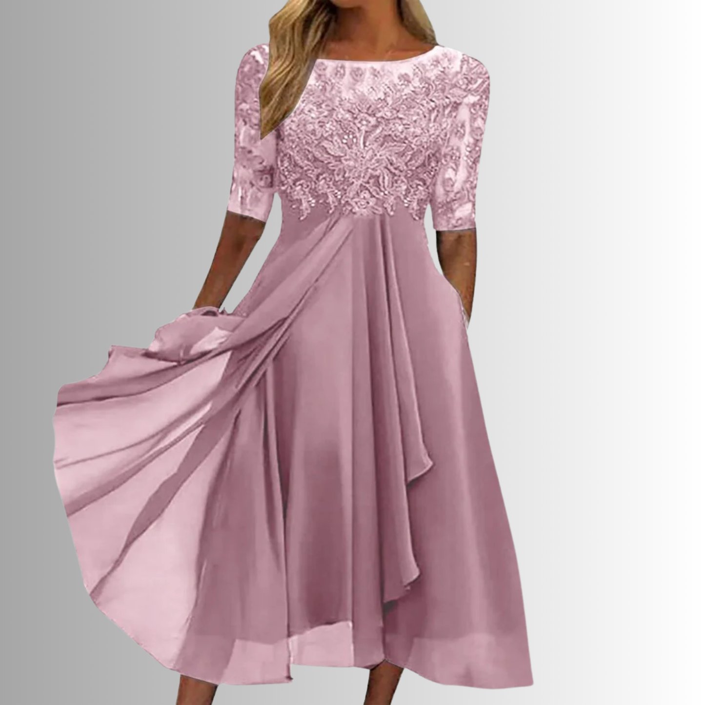 Skye | Women's Flowing Lace Cocktail Dress