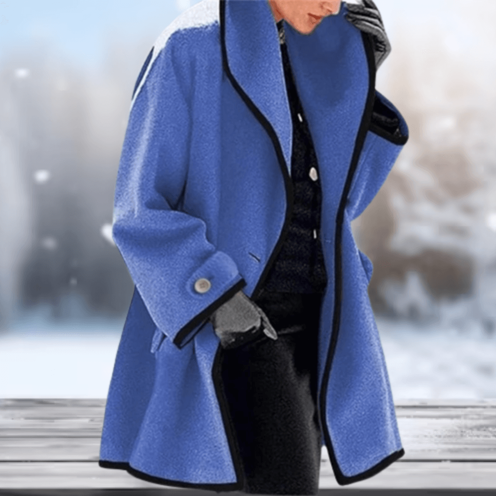 Nicola | Women's Oversized Notch-Lapel Wool Coat