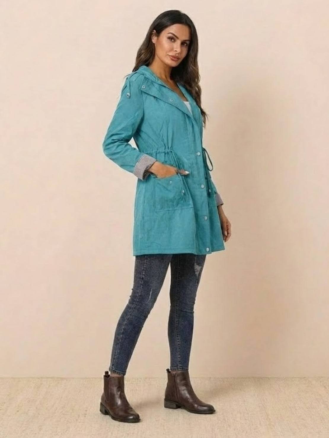 Carolyn | Women's Hooded Anorak Jacket with Hood