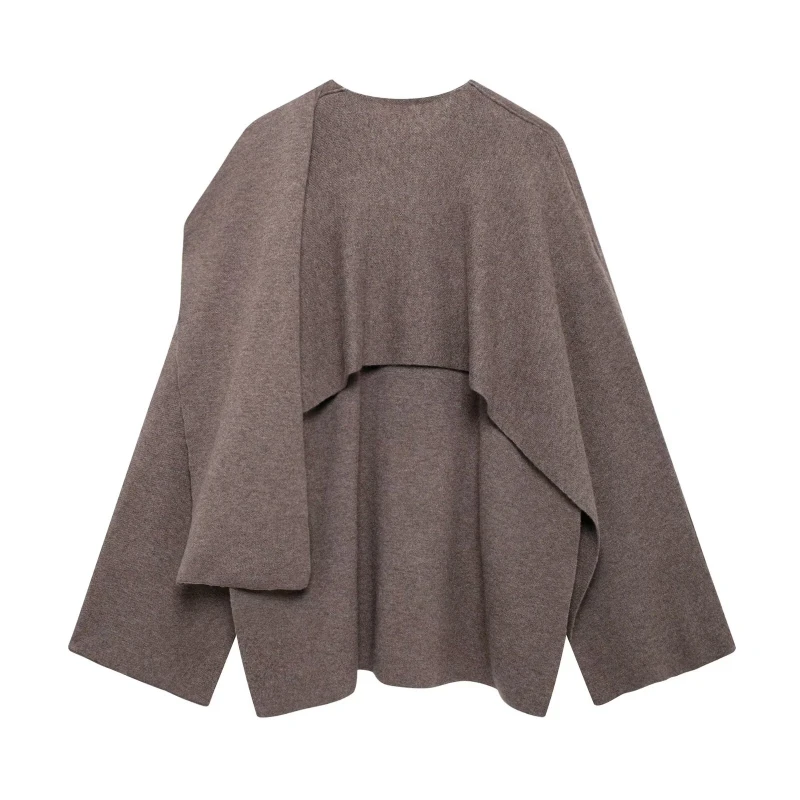 Victoria | Women's Oversized Winter Coat with Asymmetric Wrap
