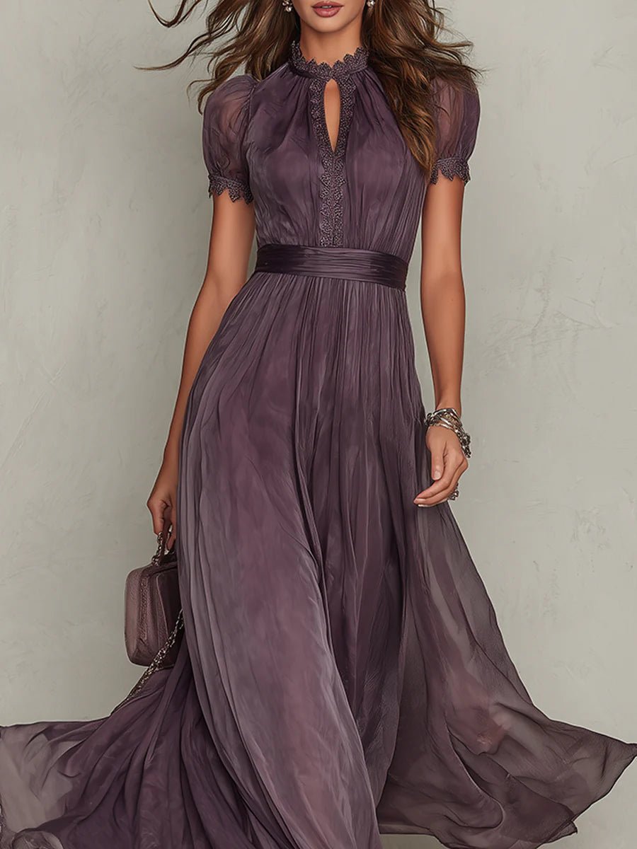 Patricia | Women's Pleated Semi Formal Maxi Dress