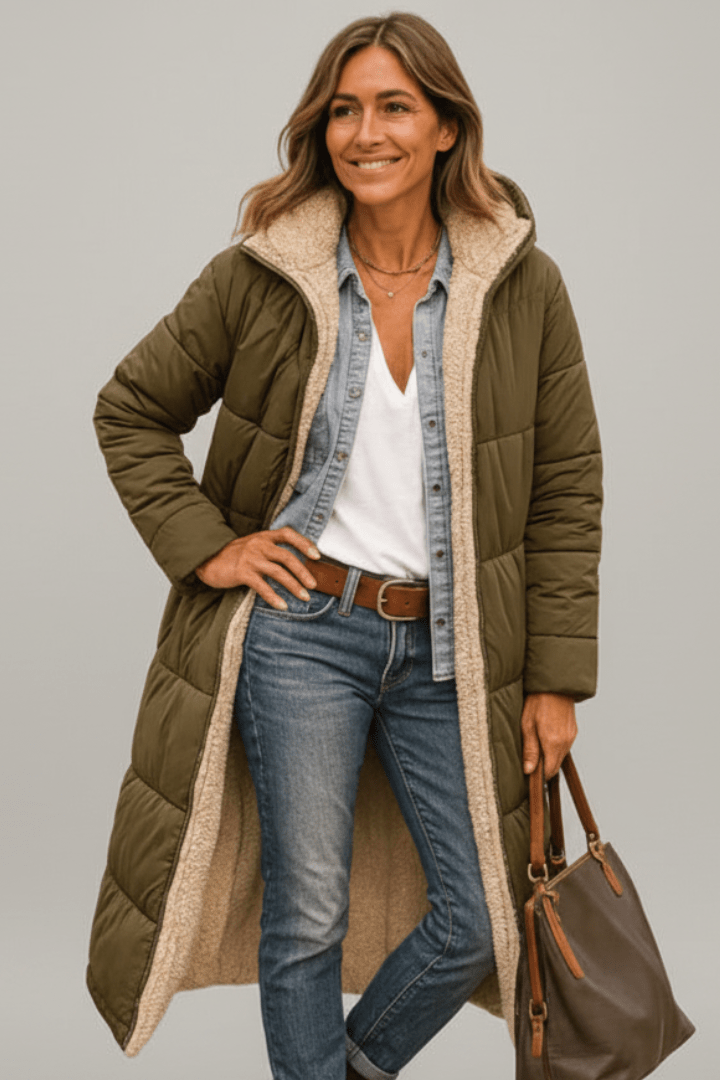 Amber | Women's Hooded Puffer Winter Coat