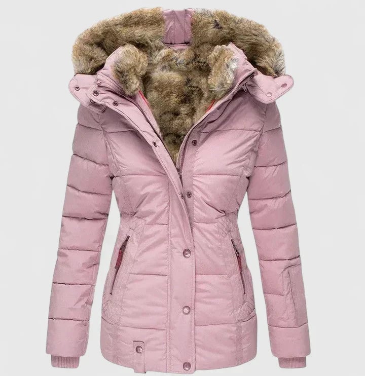 Samantha | Women's Hooded Quilted Winter Jacket