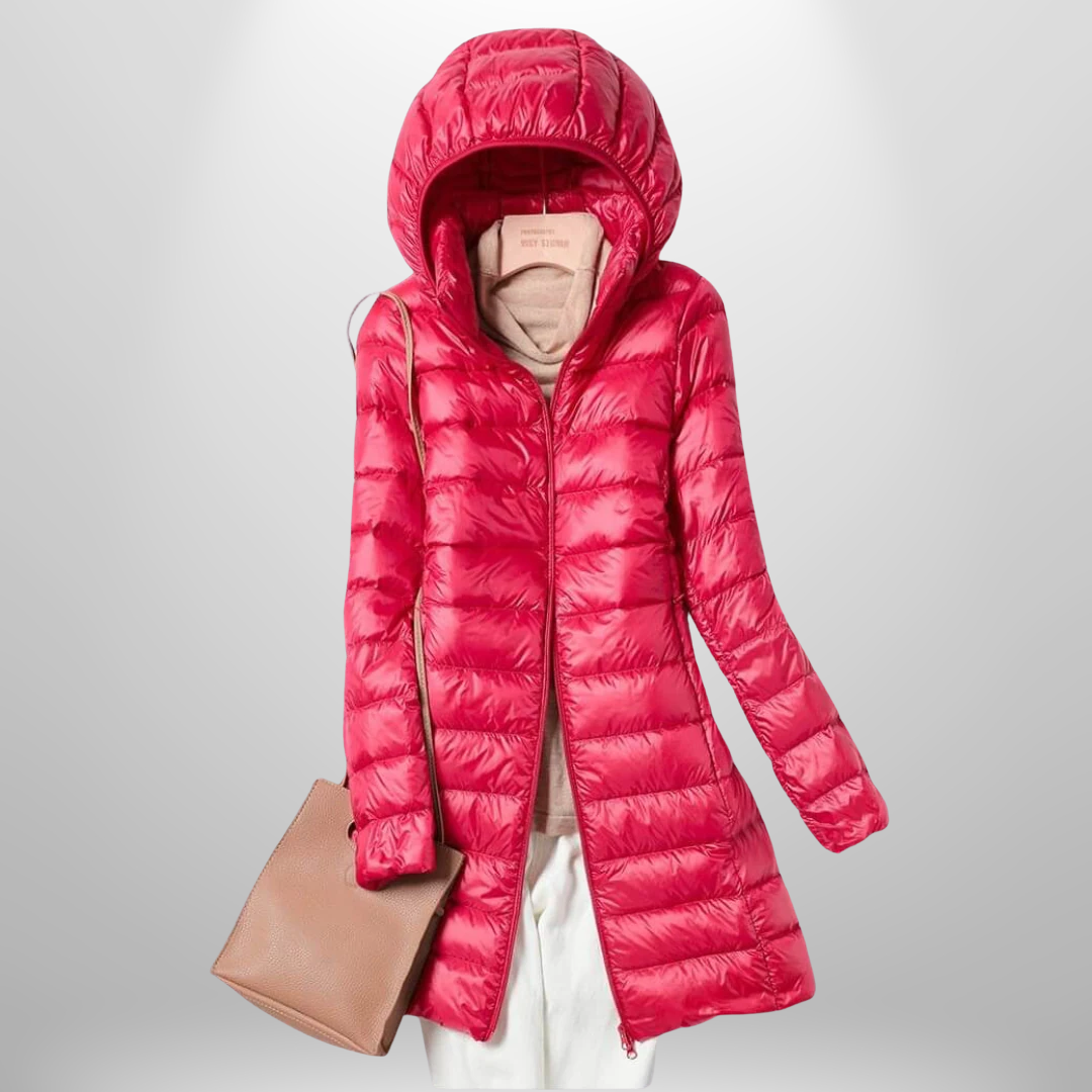 Samantha | Women's Hooded Long Puffer Jacket