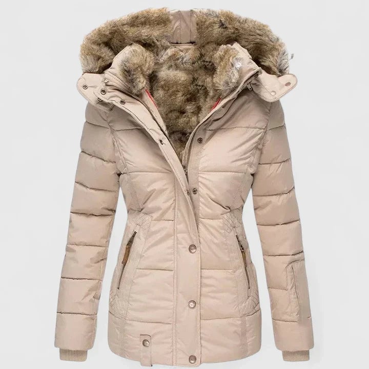 Samantha | Women's Hooded Quilted Winter Jacket