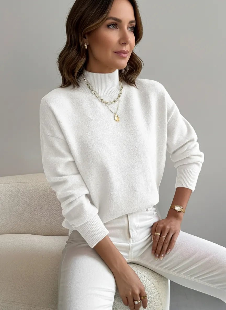 Sandra | Women's Cozy Turtleneck Sweater