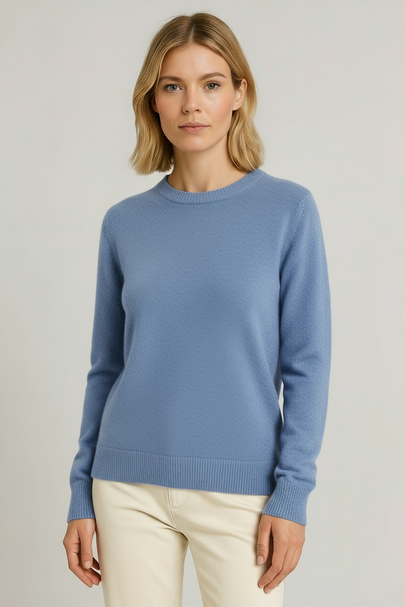 Ava | Women's Soft Crewneck Cashmere Sweater