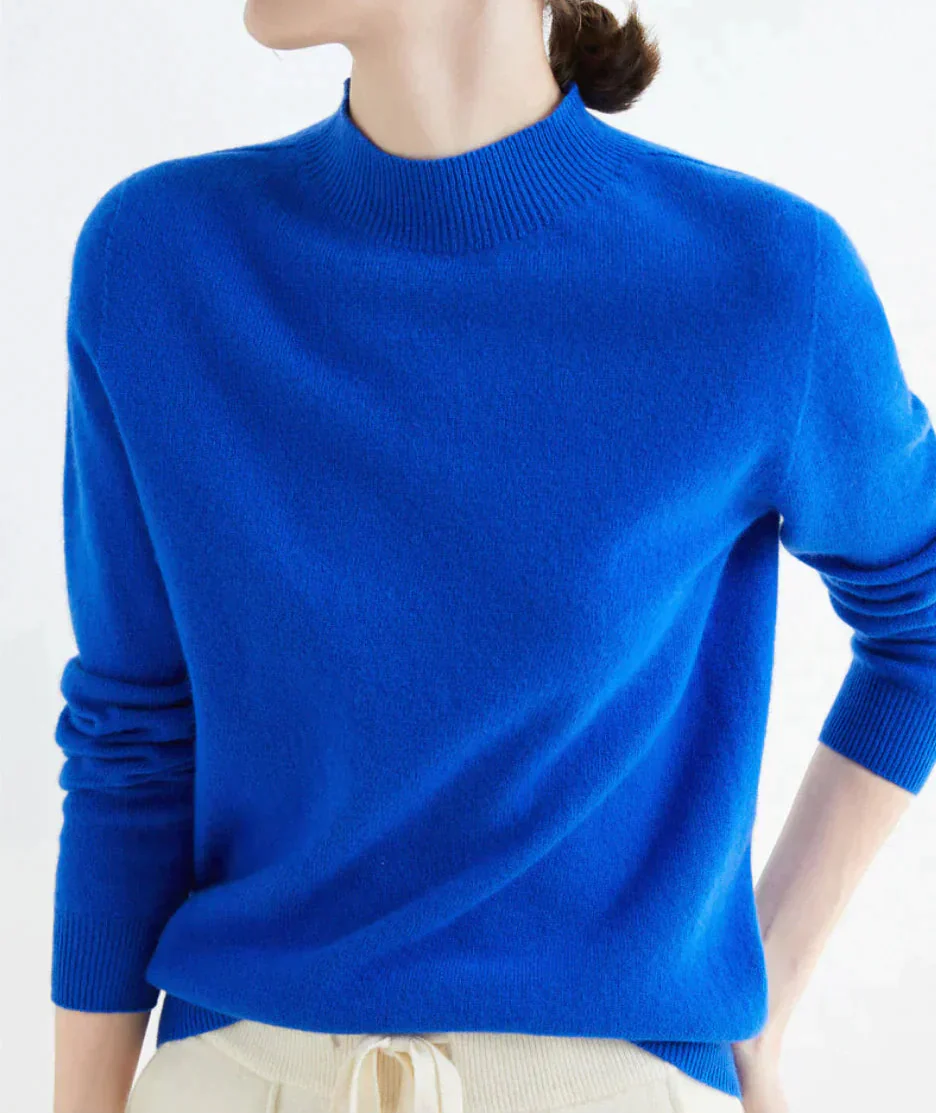 Sophia | Women's Soft Crew Cashmere Sweater