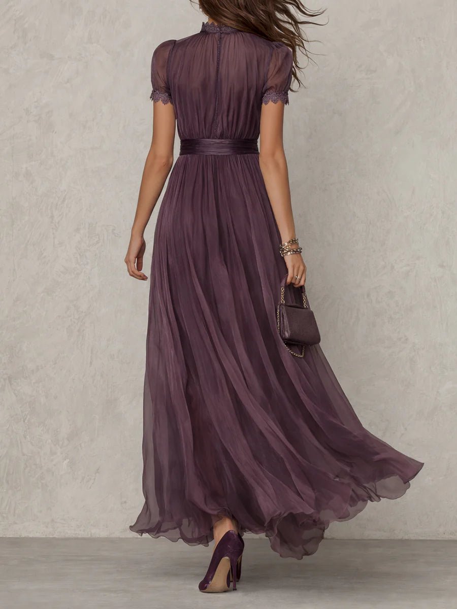 Patricia | Women's Pleated Semi Formal Maxi Dress