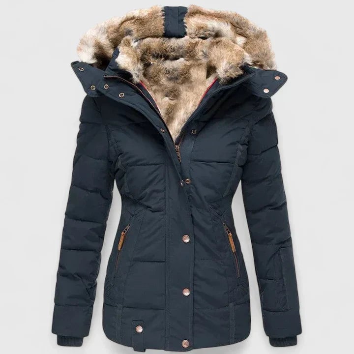 Samantha | Women's Hooded Quilted Winter Jacket