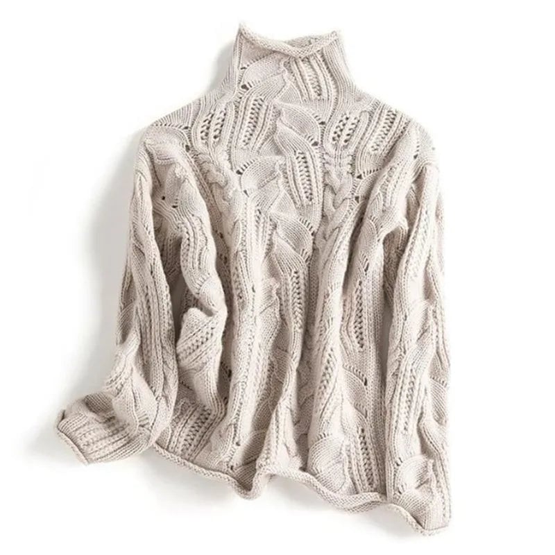 Caroline | Women's Cable Knit Sweater