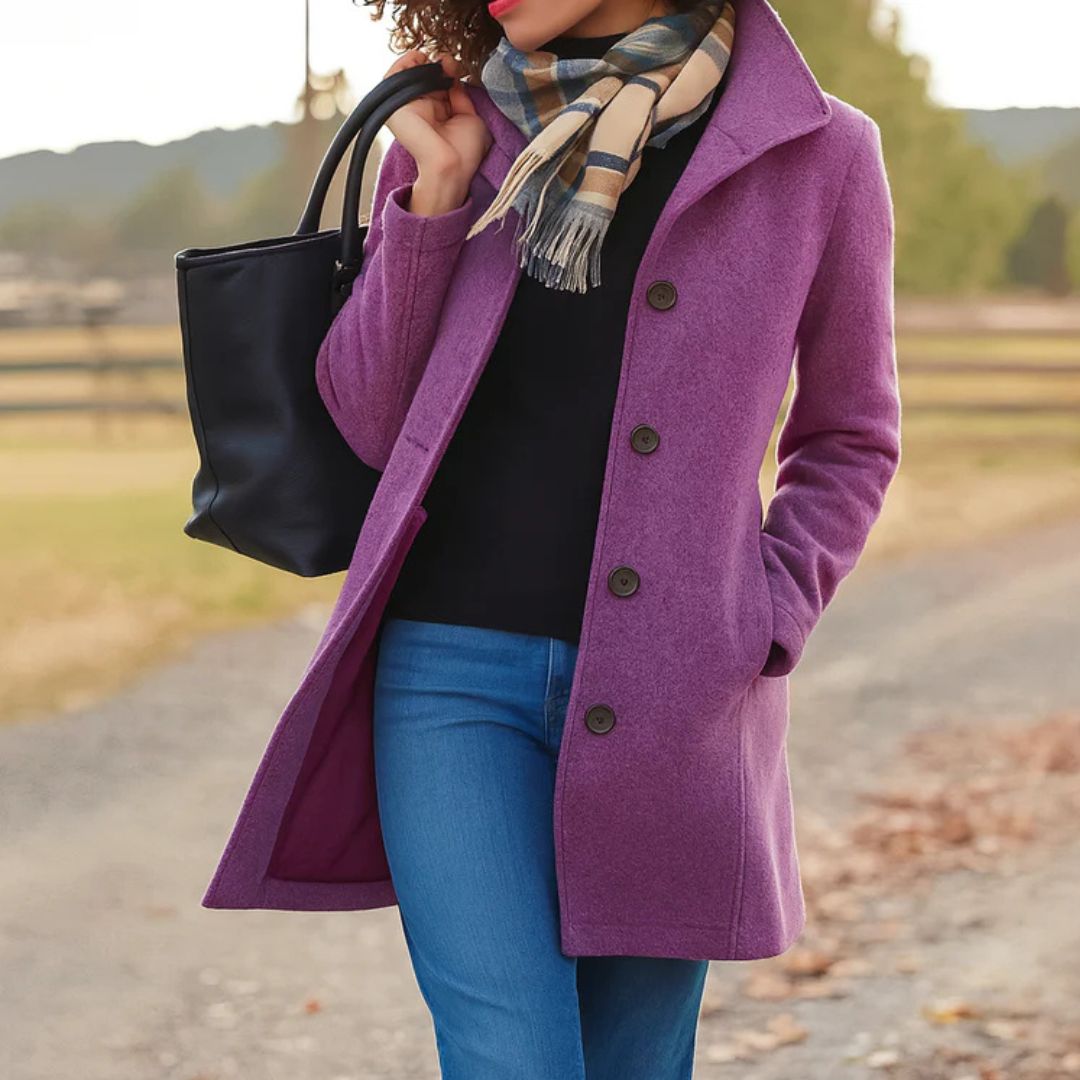 Esme | Women's Classic Button Winter Coat