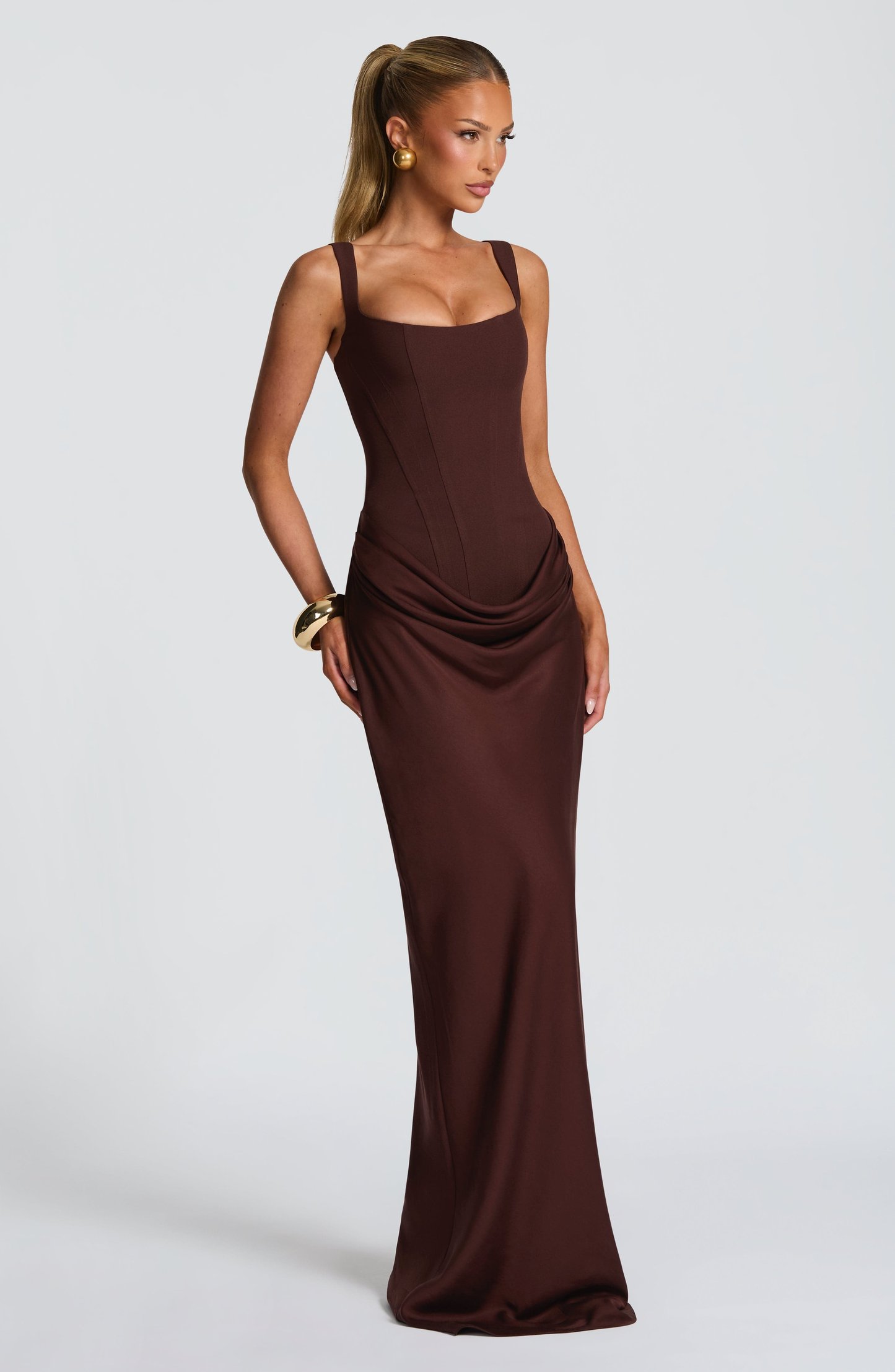 Amber | Women's Sleek Bodycon Maxi Dress