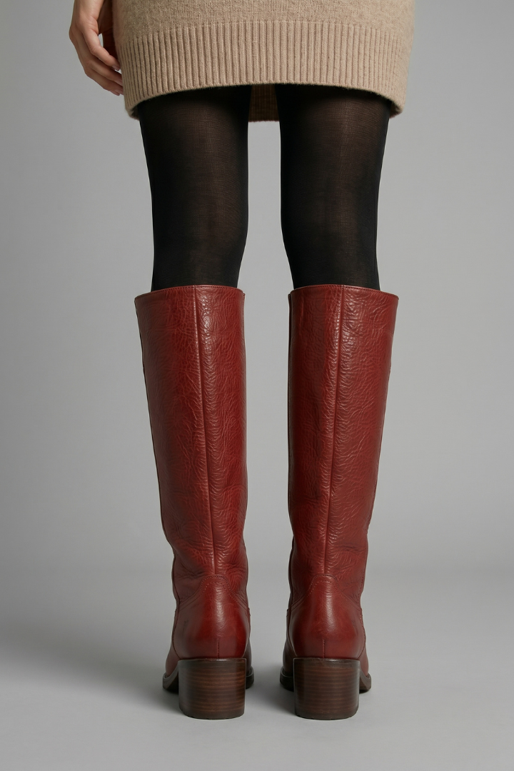 Lesley | Women's Chunky Mid Calf Boots