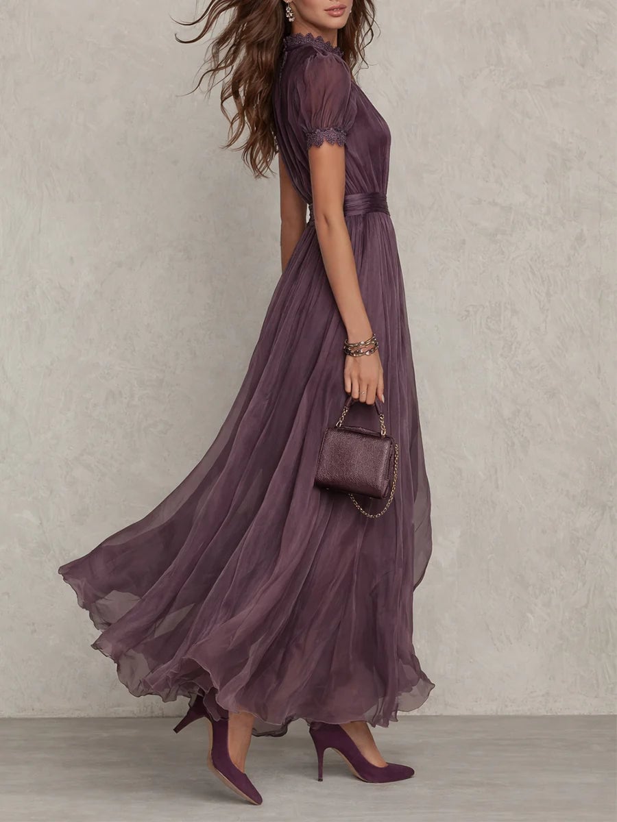 Patricia | Women's Pleated Semi Formal Maxi Dress