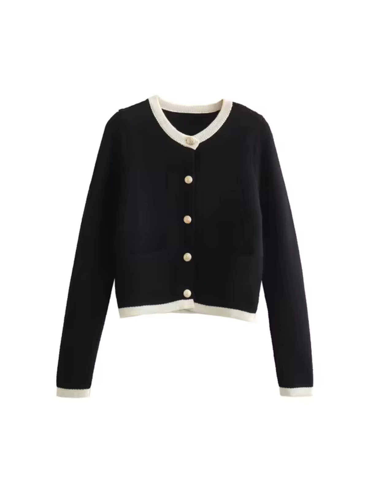 Hayley | Women's Cropped Button Up Knit Cardigan