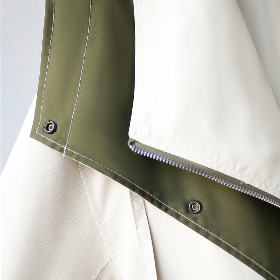 Christine | Women's Oversized Short Trench Coat with Hood