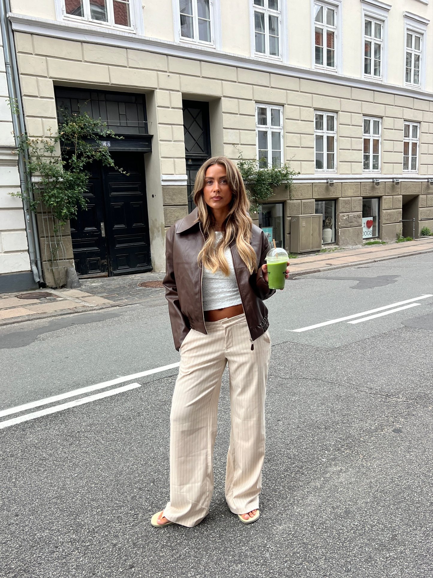 Isabella | Women's Faux Leather Bomber Jacket
