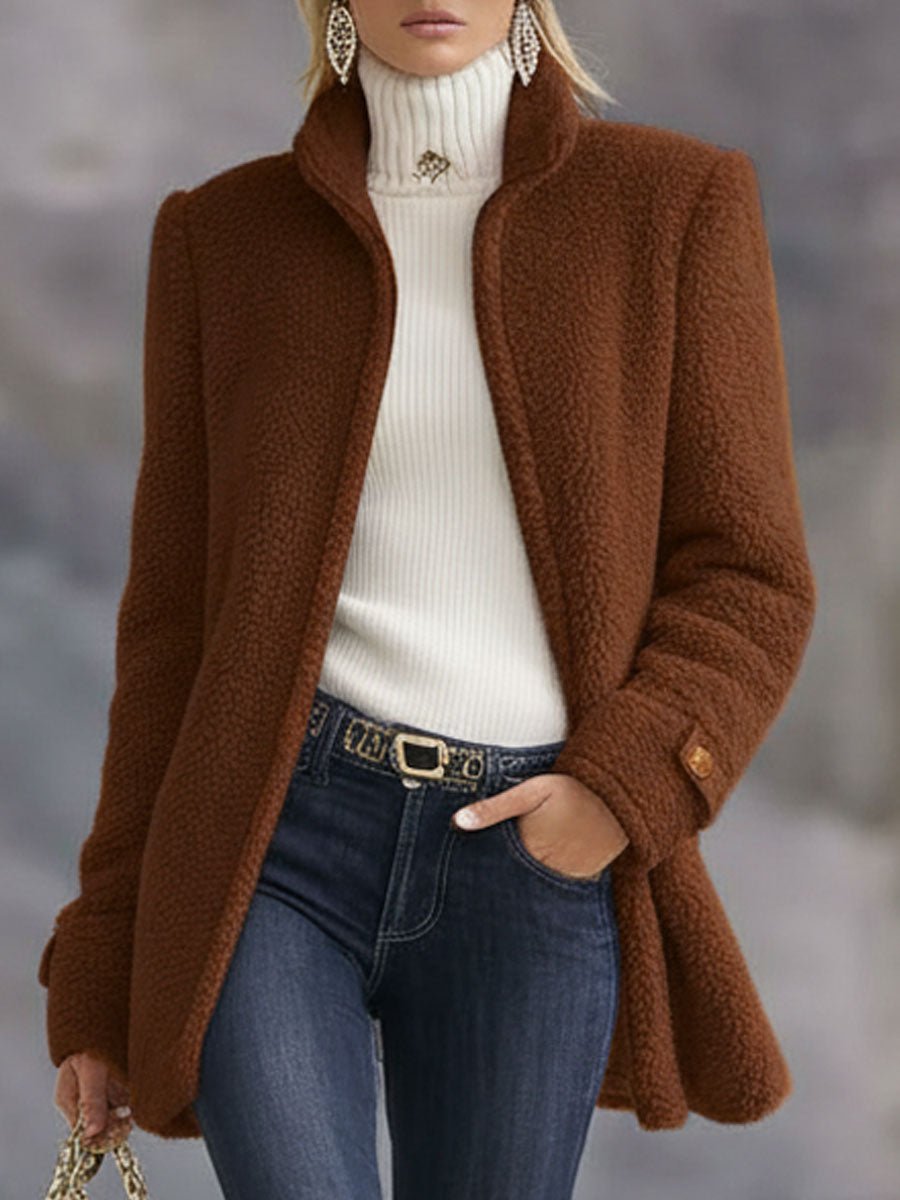Rachel | Women's Casual Zip Up Fleece Jacket