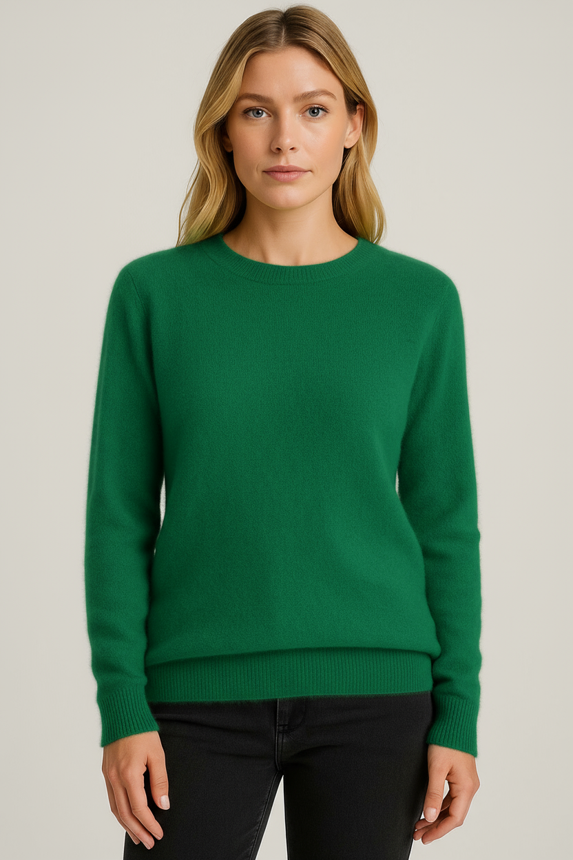 Ava | Women's Soft Crewneck Cashmere Sweater