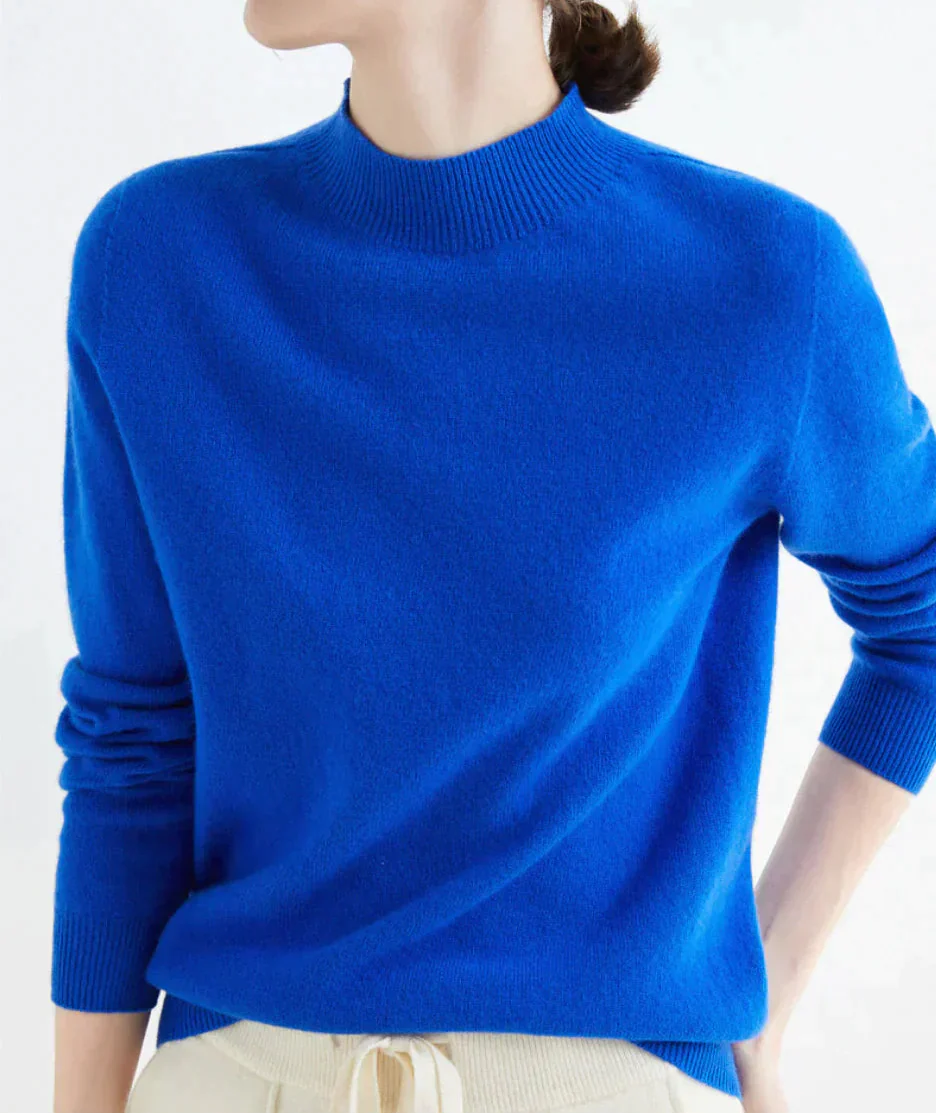 Sophia | Women's Soft Crew Cashmere Sweater