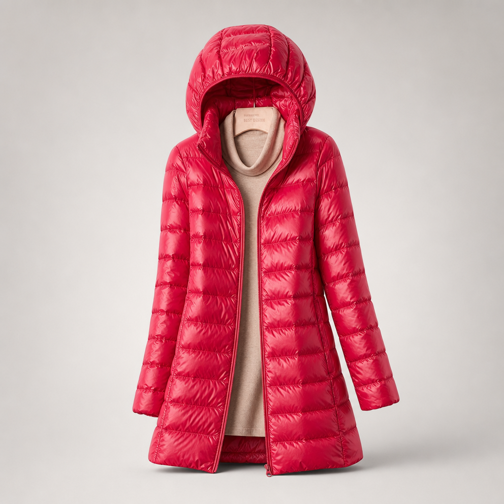 Lisa | Women's Hooded Long Puffer Coat
