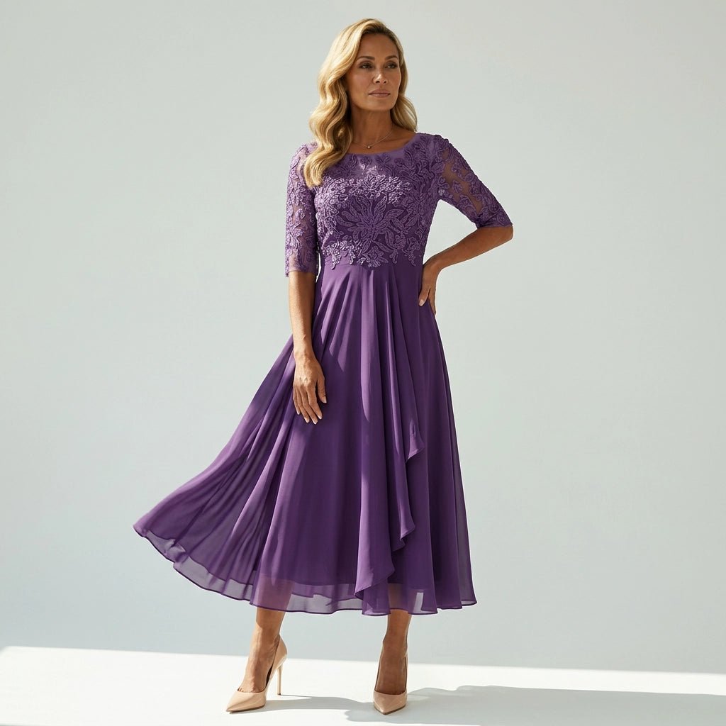 Fenella | Women's Elegant Evening Midi Dress