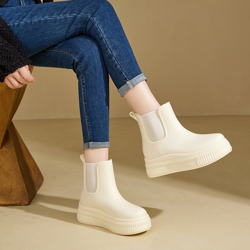Molly | Women's Platform Chelsea Rain Boots