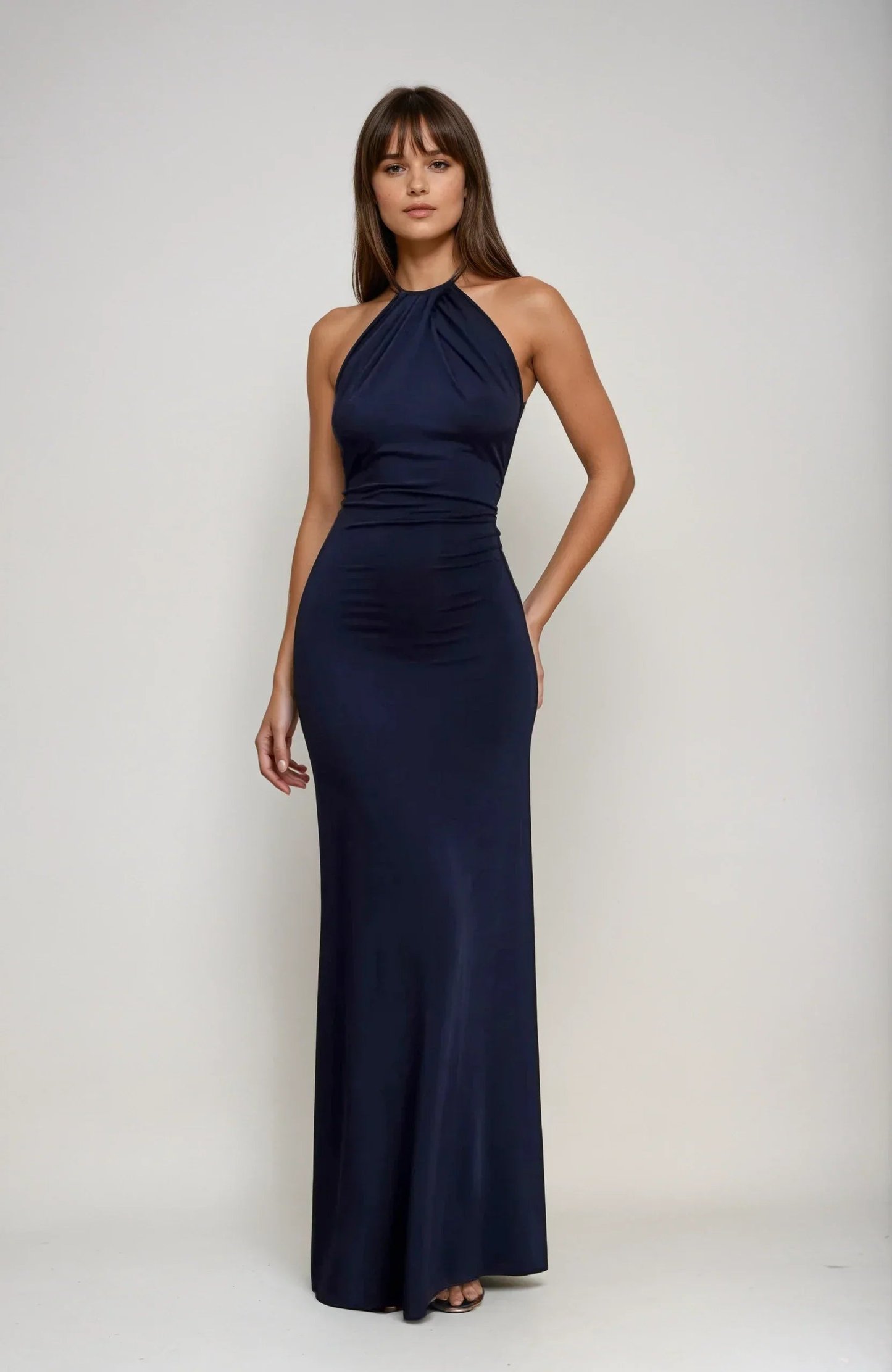 Sharon | Women's Halter Formal Maxi Dress