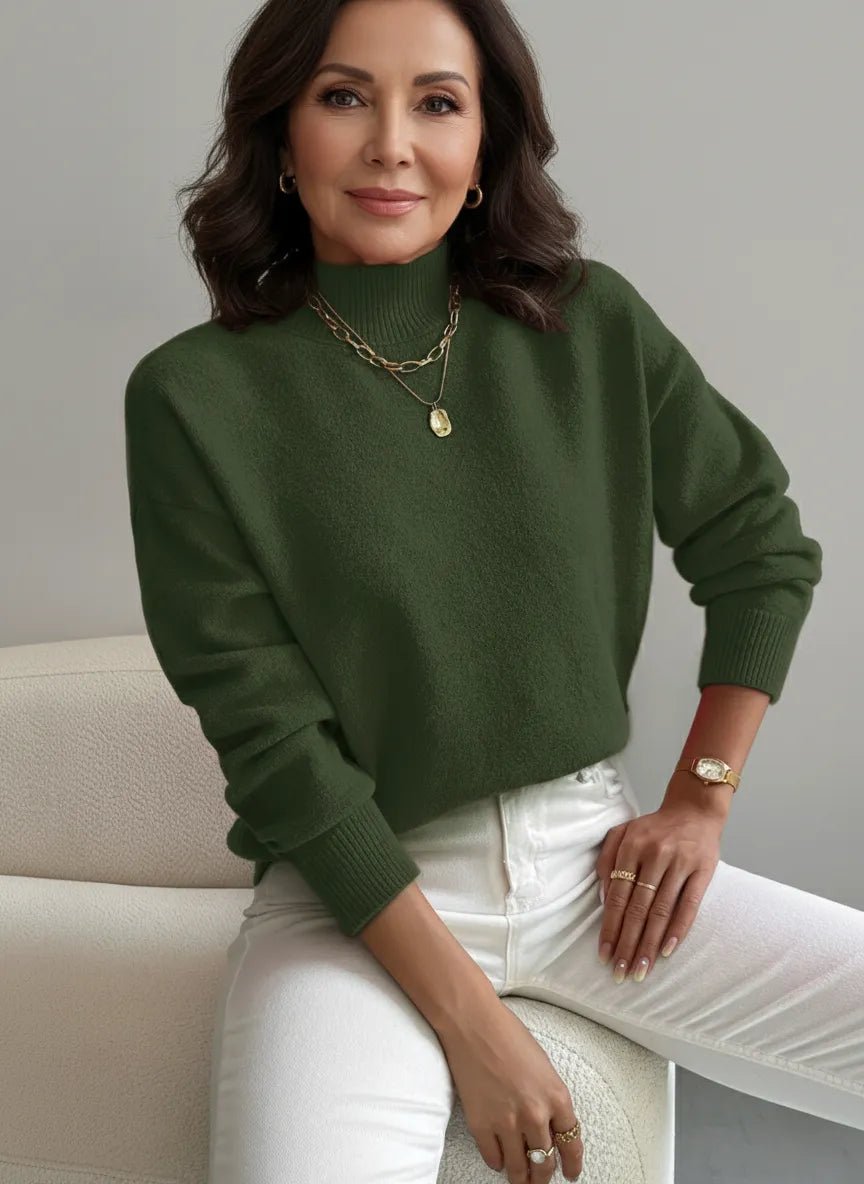 Sandra | Women's Cozy Turtleneck Sweater